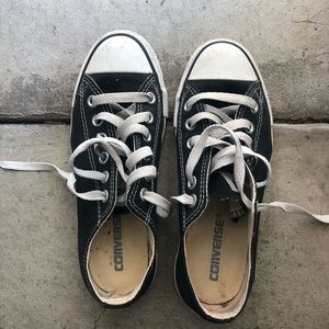 Converse canvas black sneakers